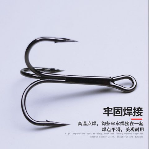 long shank treble hooks