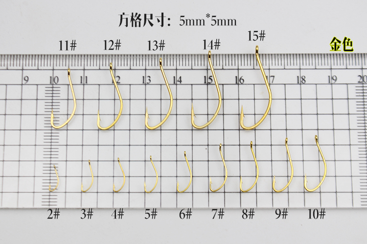 wide gap hooks yellow size chart