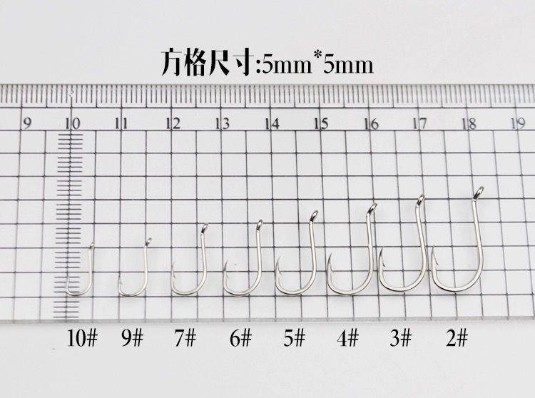 octopus hook size chart