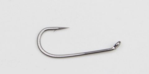 Detail of fly fishing hooks