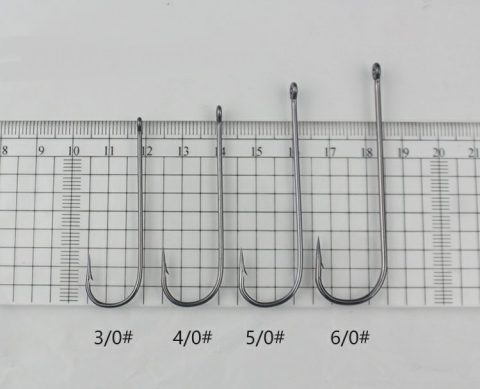 crappie hooks size chart