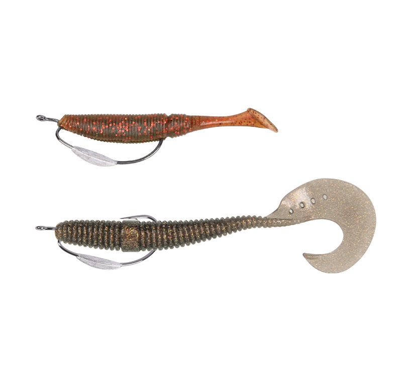Weighted swimbait hooks usage diagram